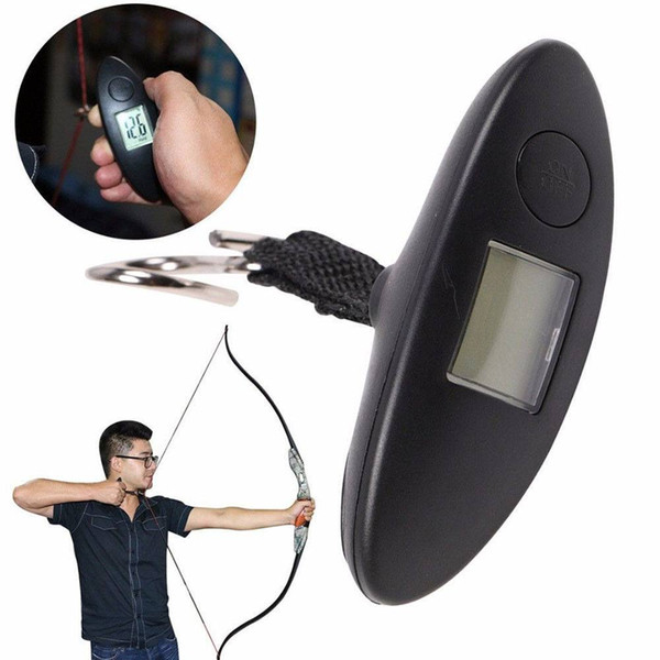 free shipping Portable Tool Archery Digital Bow Scale For Draw Weight 88lbs Compound Long Bow Electronic Balance Measurement Hunting