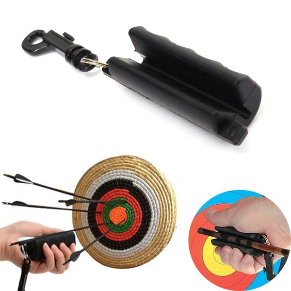 Black Silicon Archery Arrow Puller for Target Hunting Bow Shooting Remover