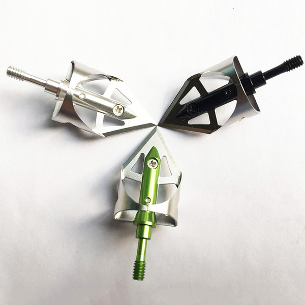 3 Pcs Hunting Arrow Head Broadheads 100Gr Hunting Arrowheads Archery Hunting Broadheads 360 Cutting Angle 5/6''Cutting Diamete