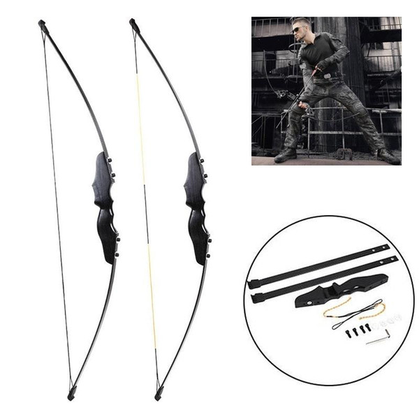 Professional 56 Inch 30-50lbs Crossbow & Arrow Set Archery Hunting Takedown Metal Recurve Bow Right Hand Target