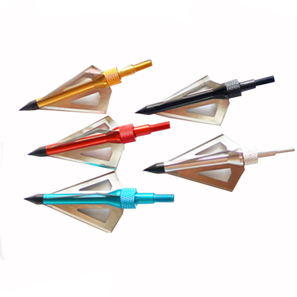 Hunting Archery Broadhead Arrows 3-Blades 100Gr Bow and Crossbow Arrow Broadhead Black Hunting Broadheads Free Shipping