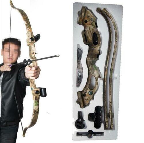 20LBS Archery Bows and Arrows Camouflage Target Shooting Hunting Practice Bow