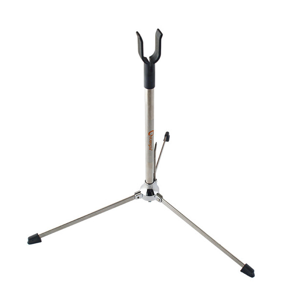 Archery Bow Stands Recurve Bows Stainless Steel Holder Bow Stand Rack Hunting Equipment