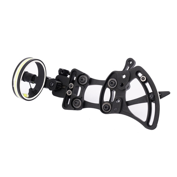 1 pcs Professional Archery 1 Pin Bow Sight Micro-adjust Hunting Compound Bow Sights Black Color for hunting