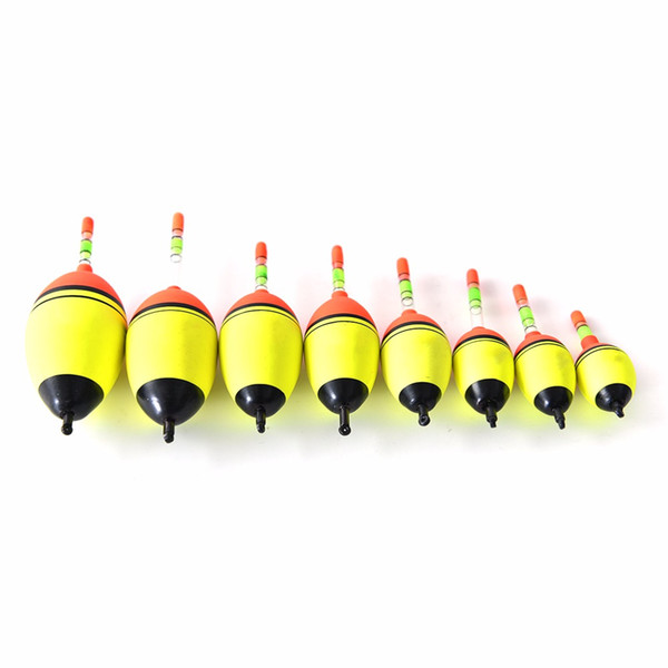 Wholesale- 1PC Tube Luminous Fishing Float Glow stick Night Bobber EVA Electric Lighting Floating Water Float Night Vision