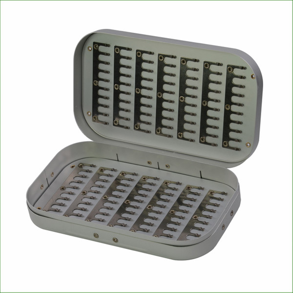 Wholesale- fly box fishing box 1500-2HV,high quality AL. box, various color