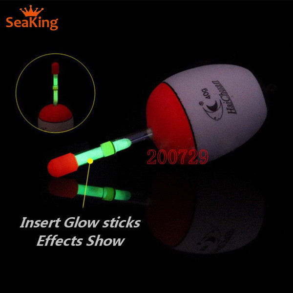 Wholesale- SeaKing 1Pcs EVA Fishing 10cm 3.4cm 5mm Floats boias de pesca noturna produto para Buoyancy Foam Rock Buoy 20g Free Shipping