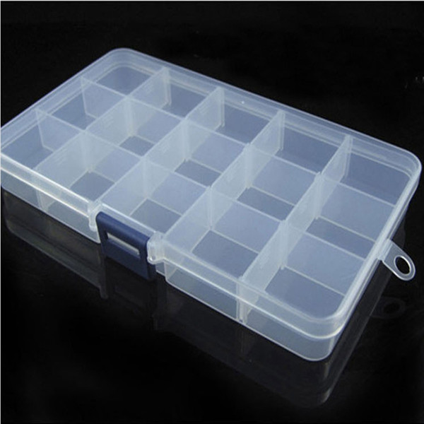 Wholesale- New Multifunctional Fishing Tackle Box Lure Box Bait Storage Container Fishing Product Free Combination Module