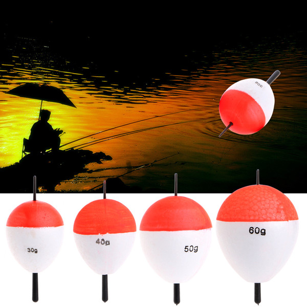 Wholesale- 10 Polystyrene Pcs / set Fishing Floats with Rods Fishing Accessory Float Fish Sea Outdoor Professional