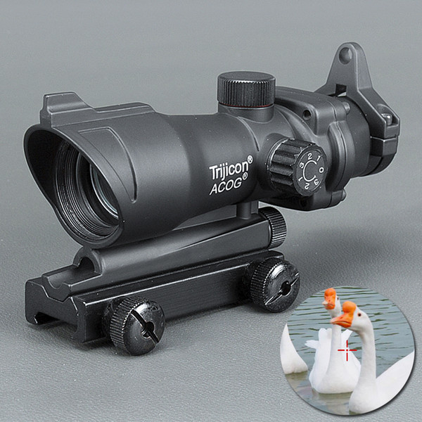 Trijicon ACOG 1X32 Telescopic Sight Red/Green Dot Laser Sight 20mm Mounts Scope Sight for hunting