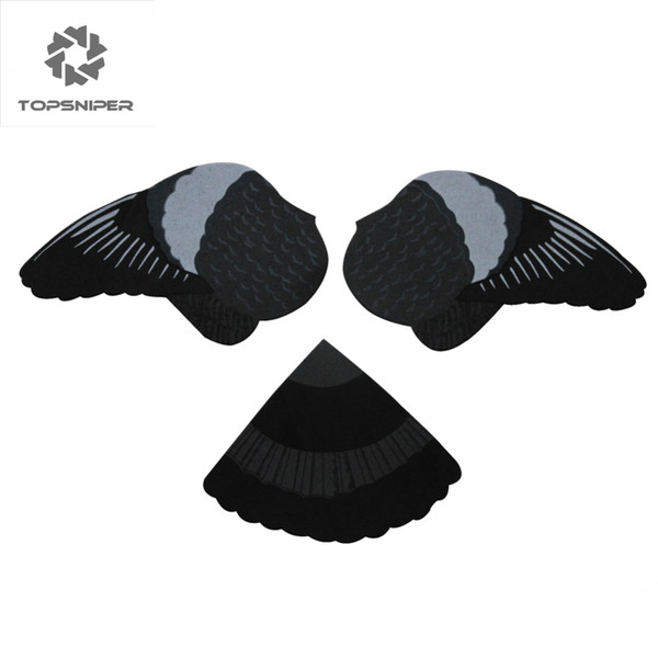 Wholesale-Topsniper EVA Wings and Tail for Pigeon Decoy, High detailed printed pair of Wings and landing tail