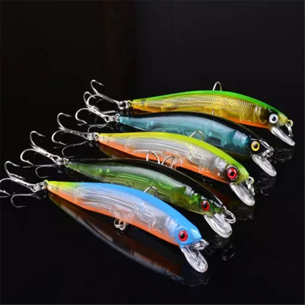 10CM Classic Lures Plastic Hard Bait Bionic Lures Fishing Gear 5 Colors Fishing Hooks Fishing Lures Hot Sale aa305-312 2018031304