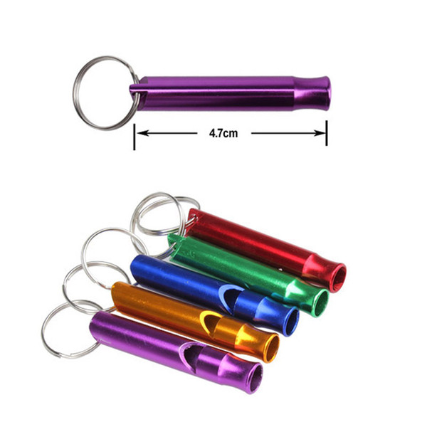 Outdoor Metal Multifunction Whistle Pendant With Keychain Keyring For Outdoor Survival Emergency Mini size whistles Outdoor kit