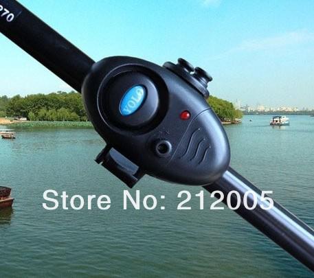 Outdoor Electronic Fish Bite Alarm Finder Sound Alert Running LED Clip on Fishing Tool