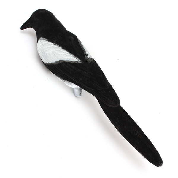 1PCS outdoor hunting Flocked Decoys Trick Magpie Decoying Shooting Fake Cage Birds Hunting Brids Hunting Accessory