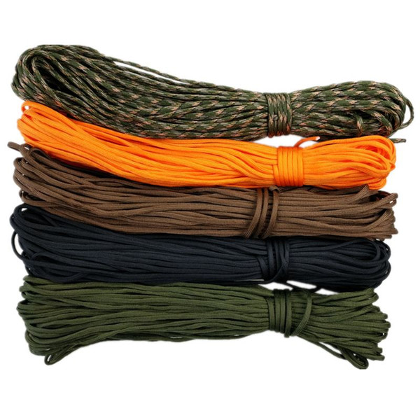 31m Paracord 550 Safe Parachute Cord Lanyard Rope Mil Spec Type III 7Strand 100FT Climbing Camping Survival Equipment