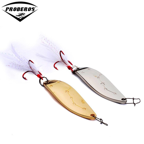 1pc Top Quality Spinner Lures High Quality Laser BLISTER+CARD Pack Fishing Lures 10g/piece Fishing Tackle size 6# Hook