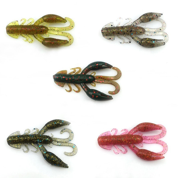 Colorful Fish Tail Bait Shrimp Soft Worms Bionic Decoy For Fishing Hot Sell Baits Of Outdoor Sport 0 55hy A