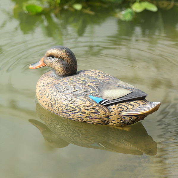 Wholesale Floating Plastic Mallard Duck Decoy Deadly Hunting Fishing Lure Decoy Hen Fishing Tackles Plastic Garden Decoration