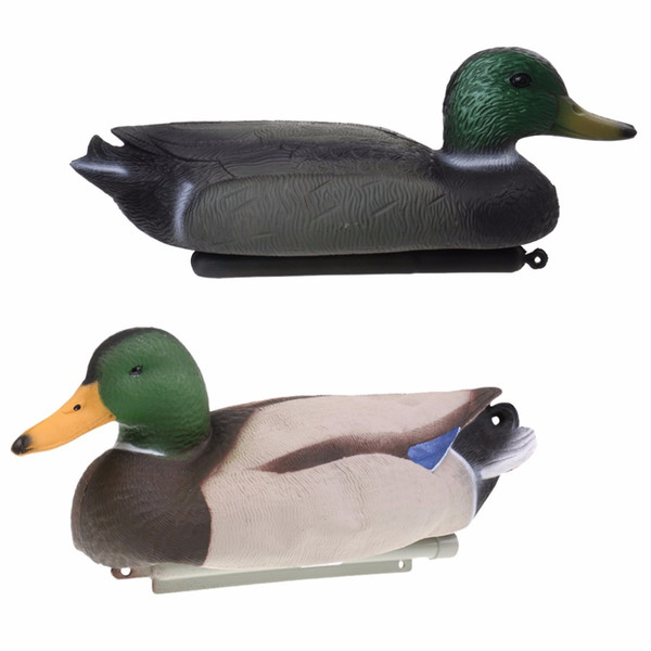 Durable Inflatable 3D Realistic Fishing Duck Decoy Drake with Floating Keel for Outdoor Camping Hunting Tactical Accessory