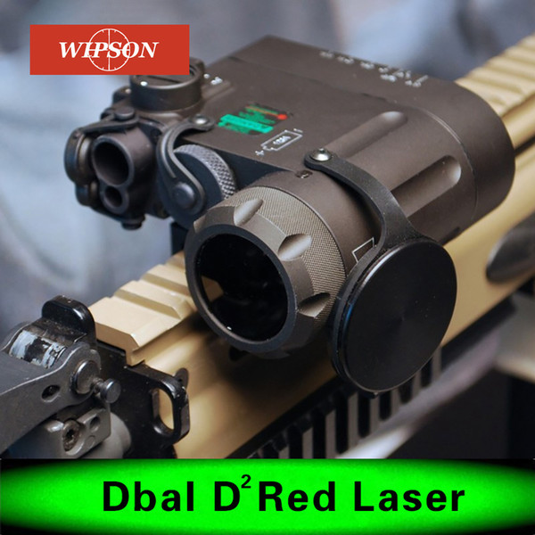 Airsoft Flashlight IR Laser Led Torch DBAL-EMKII w/ Multifunction Tactical IR illuminator DBAL-D2 Battery Case