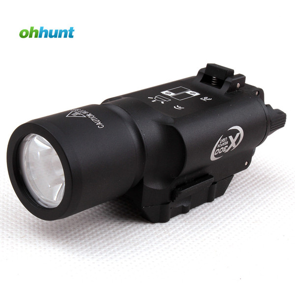 Tactical LED Pistol M4 Rifle Flashlight X300 Lanterna Ultra Lights for Hunting Shooting Weaver Picatinny Mount Free Shipping