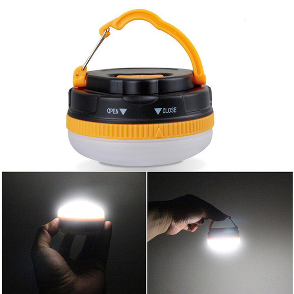 New Mini Portable Outdoor Camping Lantern Hiking Tent LED Light Campsite Hanging Lamp Backpacking Emergency with Handle