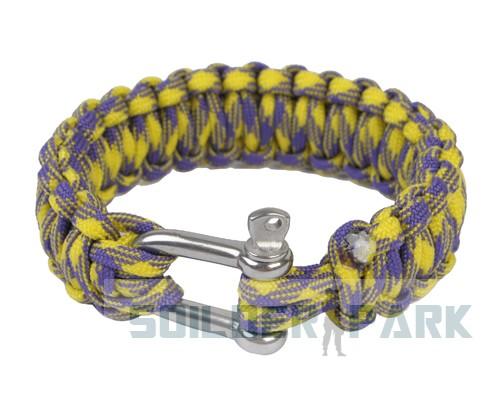 Parachute Survival Emergency Strap Bracelet 24cm Black & Orange Camo Light Blue Purple & Yellow Camo order<$18no track