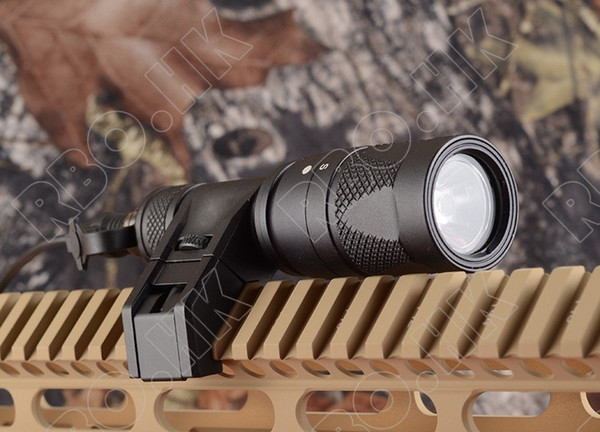 Tactical qd picatinny rail mount base side gun light M2988