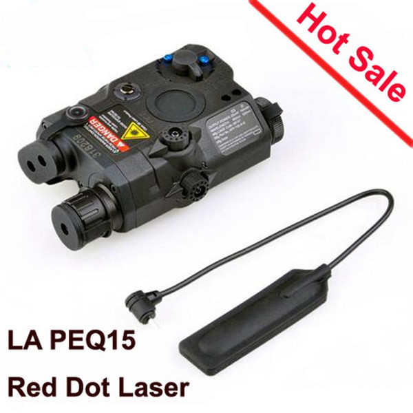 Hunting LA PEQ 15 Tactical Flashlight Led Laser IR Infrared Battery Case with Red Laser and IR Fits for Standard EX276