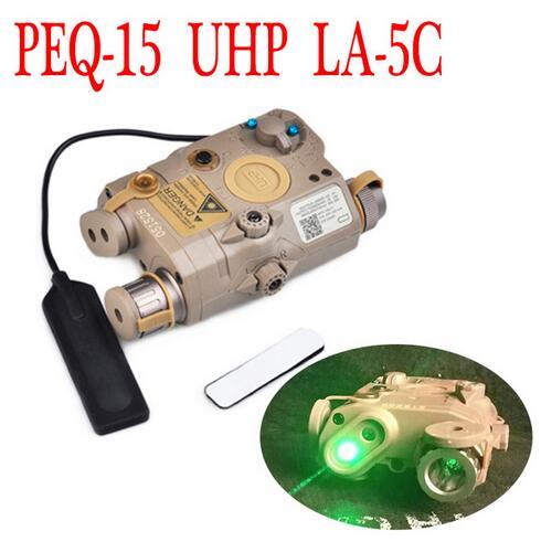 Element Airsoft Tactical PEQ Green laser light Combo LA-5C UHP Tactical LA5 Green Laser IR Light Tactical EX419