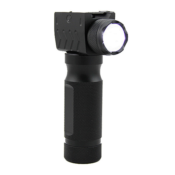 Tactical Flashlight LED bulb Fore Grip Hunting Gun Light fit 20mm Weaver Picatinny Rail