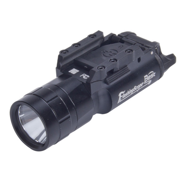 High Quality Ultra Light 420 Lumen Gree Tactical Flashlight Light Torch LED White Light With Picatinney Rail