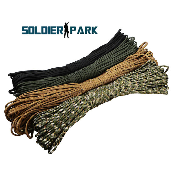 4 Colors 31M Survival Sling 550 Paracord Parachute Cord Lanyard Rope 100 Feet Hunting Climbing Camping Survival Rope Equipment order<$18no t