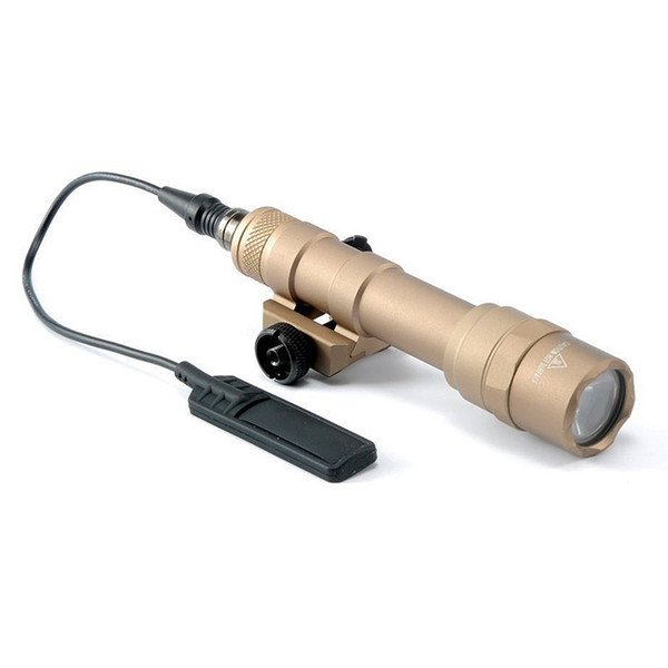 Tactical M600B Scout Light M600 CREE LED White light 400 lumens Hunting Rifle Flashlight with 20mm Weaver Rail Mount