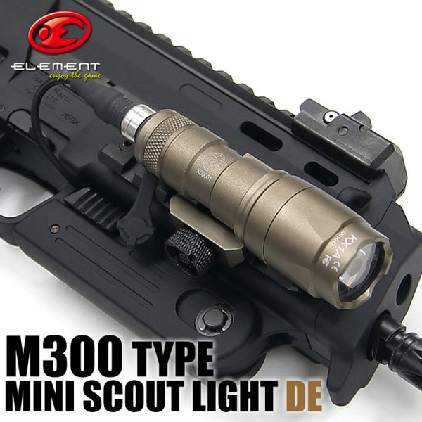 Tactical SF M300 MINI SCOUT LIGHT M300a LED Mini Scout Flashlight Gun Lights Dark Earth