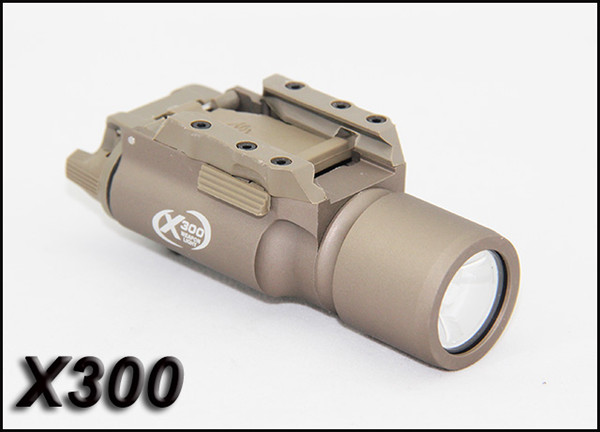 Tactical SF X300 Ultra High Ouput LED Gun Light Aluminium Alloy Construction Dark Earth