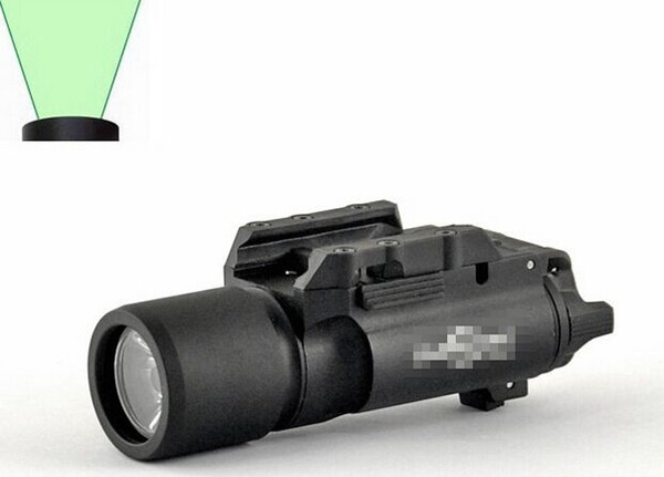 Marking Tactical X300 Green Light Torch LED Light Lumens Outdoor Flashlight Black