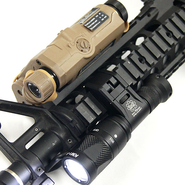 Tactical IFM CAM Scout Light Gun light Hard Anodizing Aluminum QD CREE LED Dual-Output Flashlight Black/Dark Earth