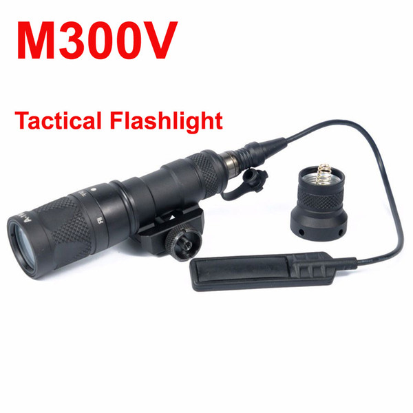 M300V Tactical Flashlight Gun Light With Constant Strobe momentary Output For 20mm Picatinny Rail