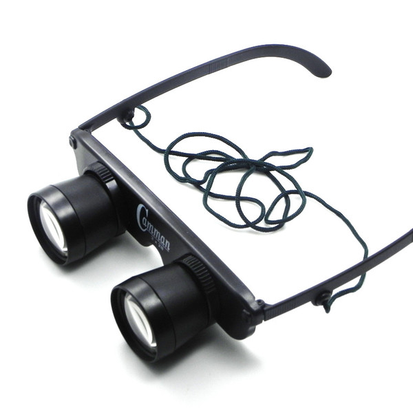 Hot Selling Black High Quality Fishing telescope 3x28 Magnifier Glasses Style Outdoor Fishing Optics Binoculars Telescope