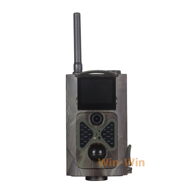 Wholesale-12MP HD Infrared Scouting Trail Camera 2G/GSM/MMS/SMTP/SMS IR Night Vision Wildlife Hunting Camera HC500M