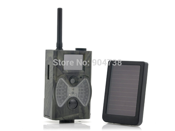 Suntek HC300M Full HD 1080P MMS GPRS Hunting Camera Game Trail Camera + Solar Panel Battery Free Shipping