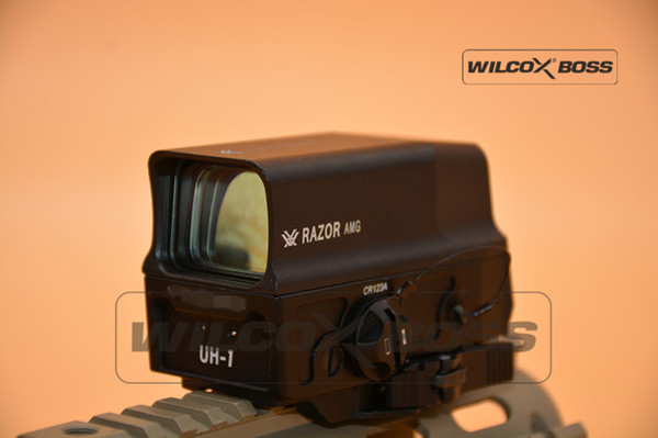 Razor Optical UH-1 Holographic Sight Red Dot Sight Reflex sight USB Charge for 20mm Mount Airsoft Hunting Rifle (Black)