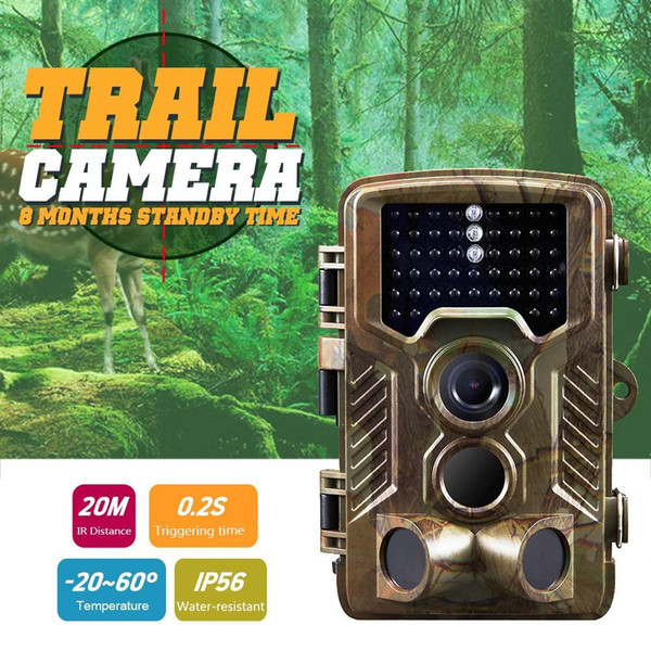 Hot Sale-H801 IP56 Tactical Hunting Camera Infrared Trail Game Dustproof Precise for Outdoor Hunting Camping Waterproof Hunting Camera