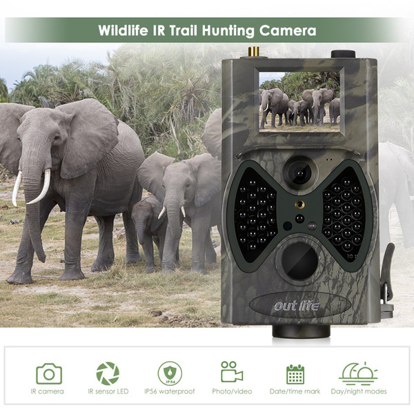 HC-300M Digital Trail Camera 12 MP 1080P 40pcs Infra LEDs 940nm Night Vision hunting surveillant camera Trap Wildlife Game Cameras