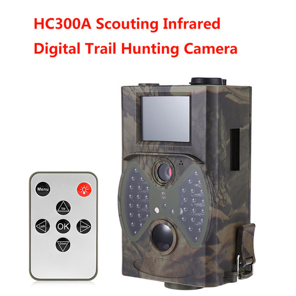 HC300A Hunting Camera Scouting 12MP HD 1080P Digital Infrared Trail Camera HC300A Day Night Vision Outdoor Hunting Trail Cameras