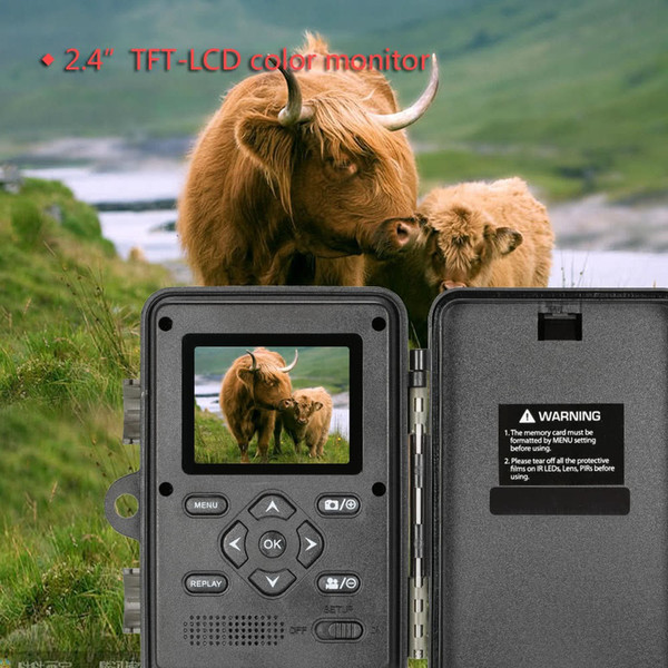 12MP HD 1080P Digital Hunting Camera scouting camera 940NM Trail Game Camera 3G Network SMS/MMS Night Vision 46pcs IR LED CMOS sensor