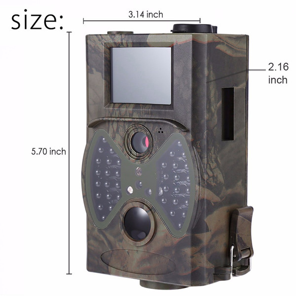 Hunting Camera 16MP Infrared HD waterproof camera Night Vision monitoring dynamic photo Trigger Time 0.5 s Motion activated security camera