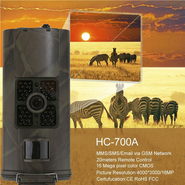 Full HD 16MP 1080P Wildlife Hunting Camera No Glow 2G MMS GPRS Animal Scouting Game Device